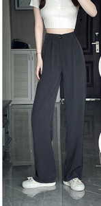 Elegáns női hosszú nadrág magas derékkal