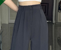 Elegáns női hosszú nadrág magas derékkal