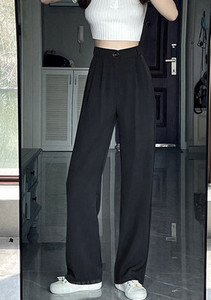 Elegáns női hosszú nadrág magas derékkal