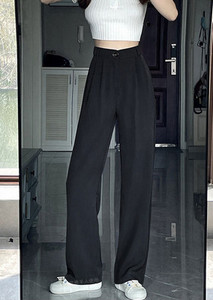 Elegáns női hosszú nadrág magas derékkal