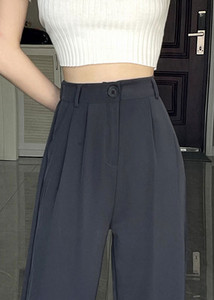 Elegáns női hosszú nadrág magas derékkal