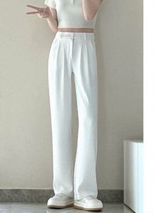 Elegáns női hosszú nadrág magas derékkal