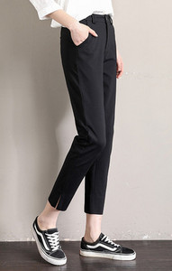 Elegantne ženske hlače s džepom