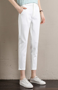 Elegantne ženske hlače s džepom