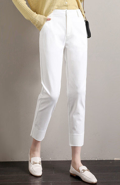 Elegantne ženske hlače s džepom