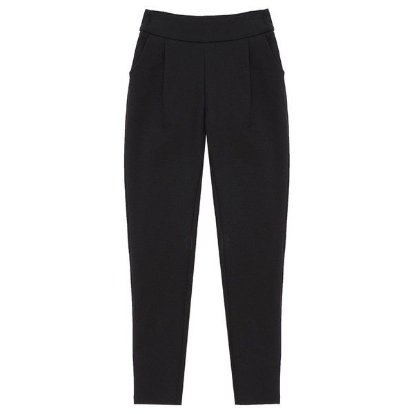 Γυναικείο κομψό παντελόνι με τσέπη και φαρδιά ζώνη