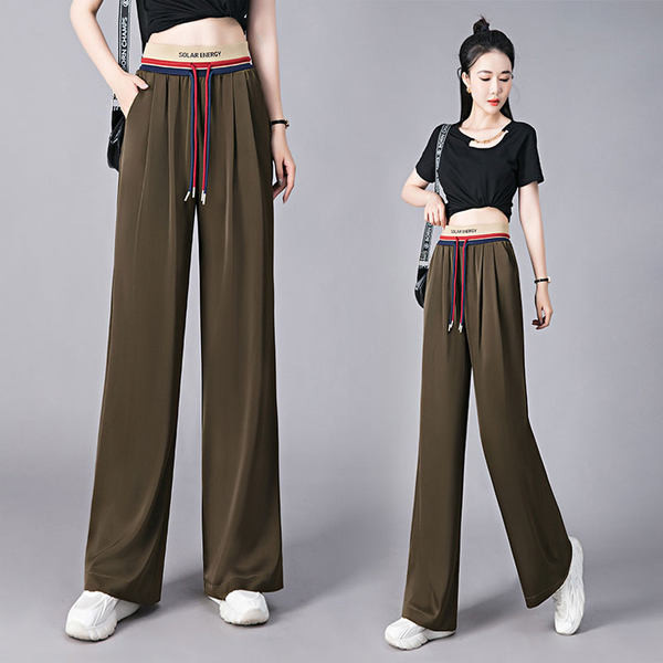 Női nadrág - magas derékkal és fűzővel