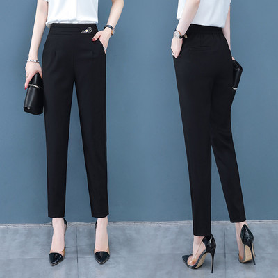 Κομψό γυναικείο παντελόνι με τσέπη και διακόσμηση