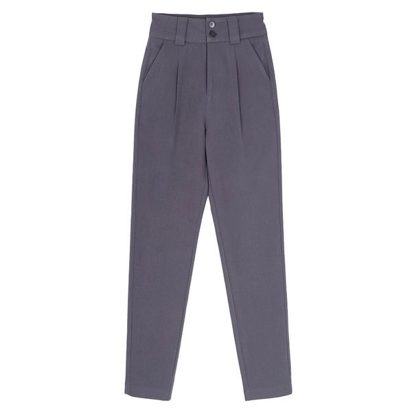 Elegáns női nadrág magas derékkal és zsebbel