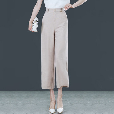 Női nadrág magas derékkal - 9/8-as modell