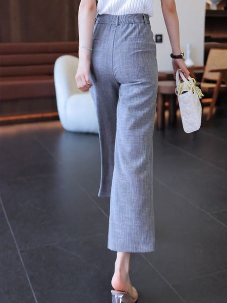 Női nadrág magas derékkal - 9/8-as modell