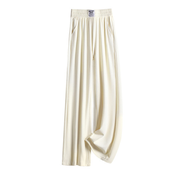 Ženske hlače s džepovima, izrezani model