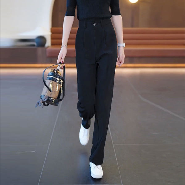 Elegáns női nadrág magas derékkal