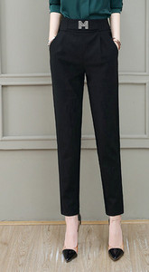 Γυναικείο παντελόνι με ψηλή μέση - κλασικό  κομψό μοντέλο