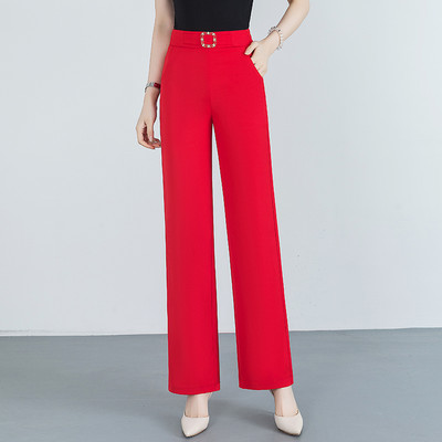 Γυναικείο κομψό παντελόνι με διακοσμητική ζώνη