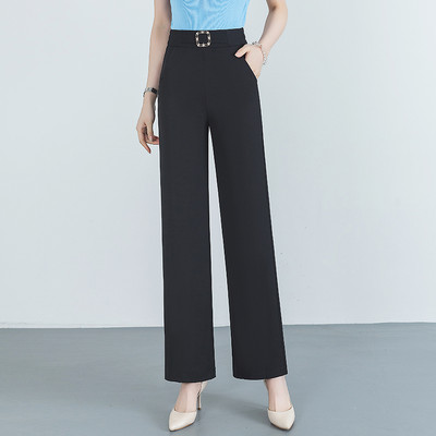 Γυναικείο κομψό παντελόνι με διακοσμητική ζώνη