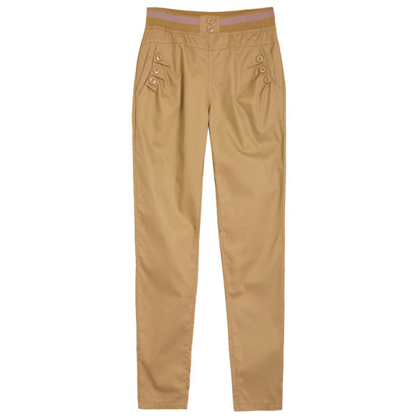 Tiszta, zsebes női nadrág a mindennapokhoz