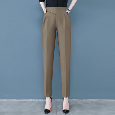 Ženske luksuzne hlače visokog struka