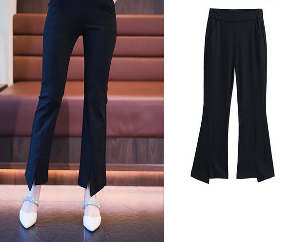 Naiste püksid - puhas mudel kahes värvitoonis