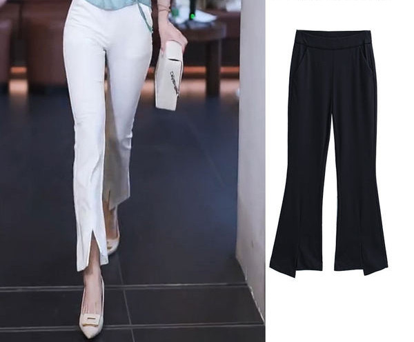 Naiste püksid - puhas mudel kahes värvitoonis