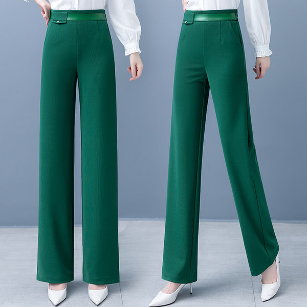 Női magas derekú nadrág - letisztult minta