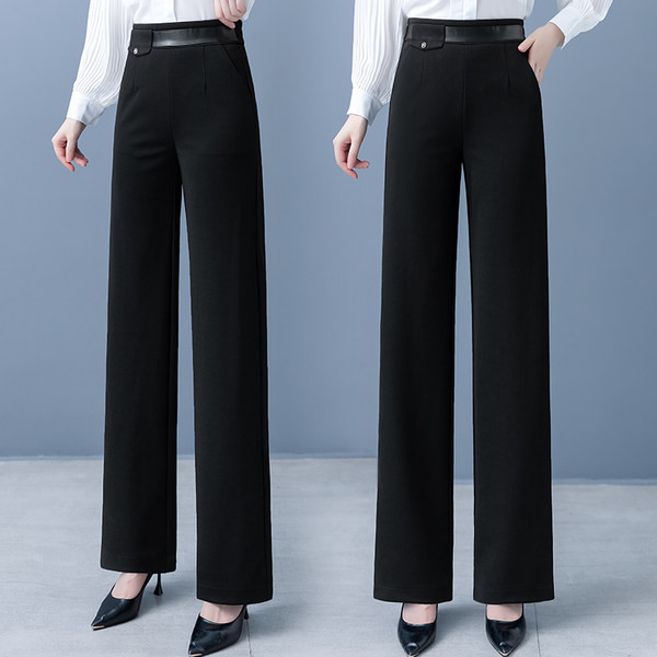 Női magas derekú nadrág - letisztult minta