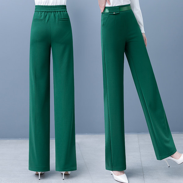 Női magas derekú nadrág - letisztult minta