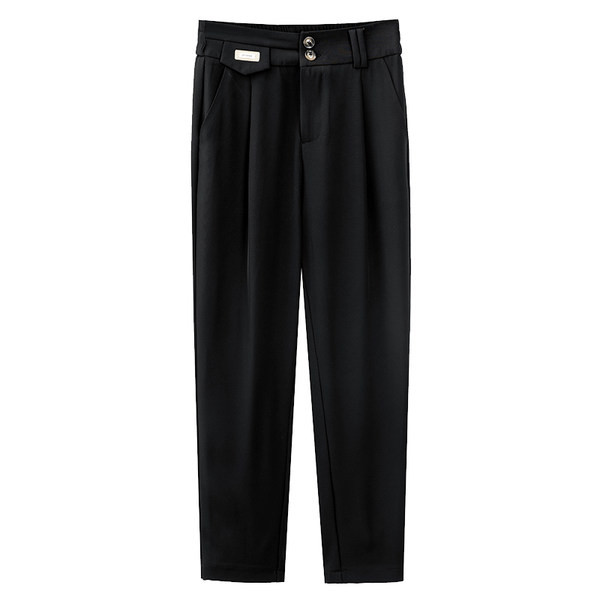 Ženske casual hlače s džepom u dvije boje