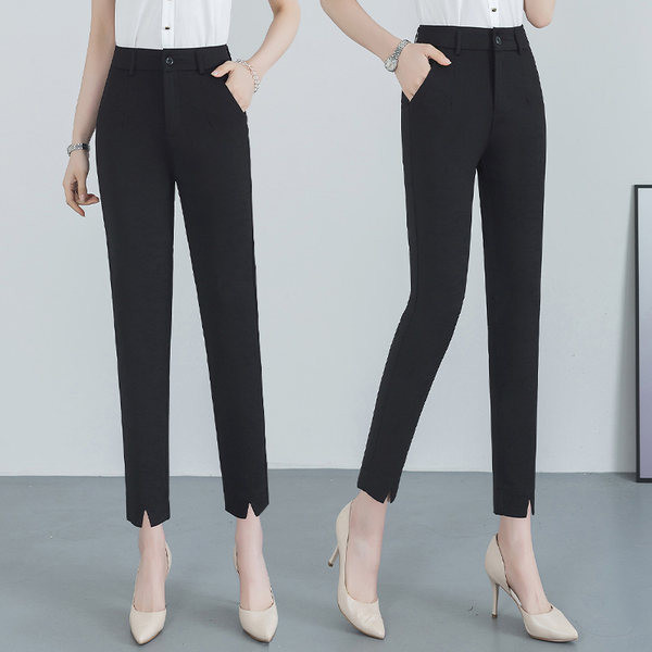 Γυναικείο παντελόνι - με καθαρό ίσιο σχέδιο