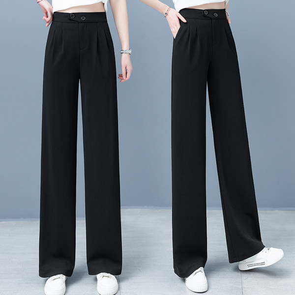 Mugavad nööbiga sirged püksid