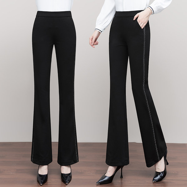 Naiste elegantsed taskuga püksid