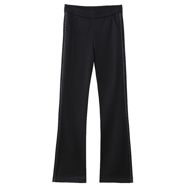 Naiste elegantsed taskuga püksid