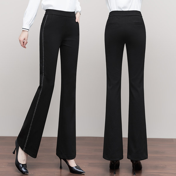 Naiste elegantsed taskuga püksid