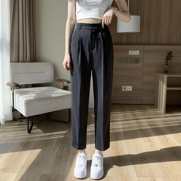 Νέο Casual γυναικείο ψηλόμεσο μεταξωτό παντελόνι σε διάφορα χρώματα