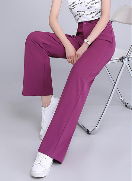 Alkalmi női nadrág különböző színekben zsebbel