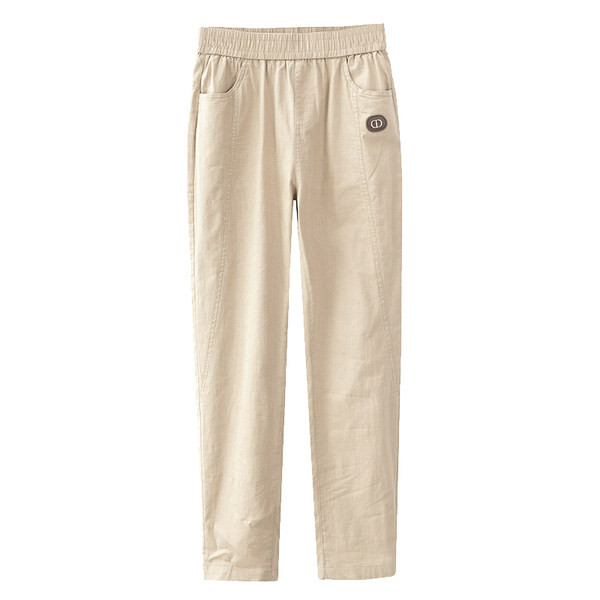 Naiste vabaajapüksid taskuga kolmes värvitoonis