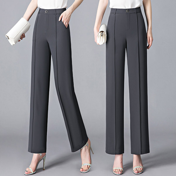 Väga stiilsed naiste elegantsed kõrge vöökohaga püksid