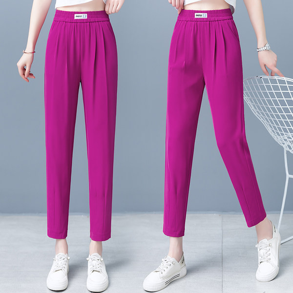 Дамски спортно-ежедневен панталон с ластична  талия