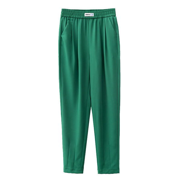 Дамски спортно-ежедневен панталон с ластична  талия