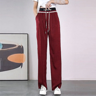 Дамски спортен панталон с широк ластик