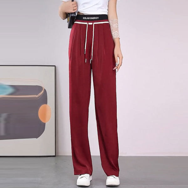 Дамски спортен панталон с широк ластик