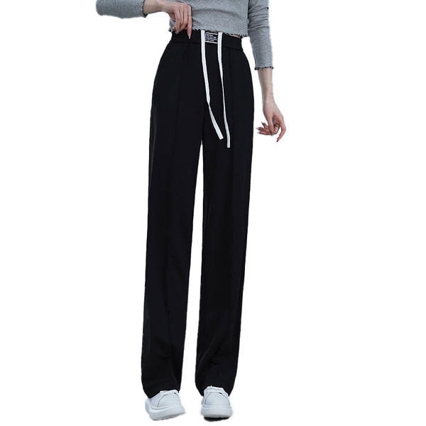 Naiste vabaaja kõrge vöökohaga püksid erinevates värvides