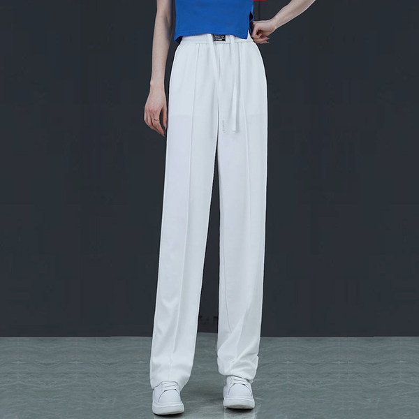 Naiste vabaaja kõrge vöökohaga püksid erinevates värvides