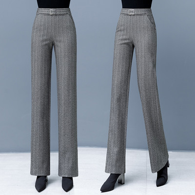 Γυναικείο ψηλόμεσο παντελόνι - μάλλινο