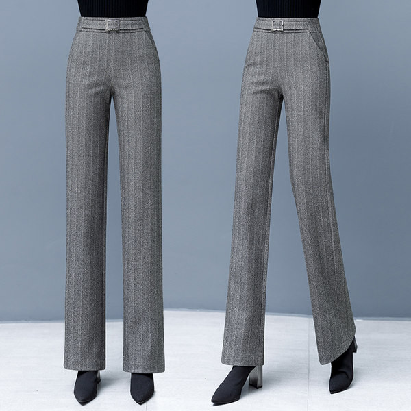 Γυναικείο ψηλόμεσο παντελόνι - μάλλινο