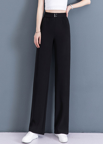 Дамски прав панталон с джобове -два цвята