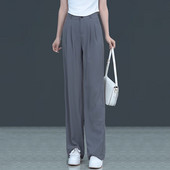 Дамски панталон с джоб изчистен модел 