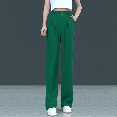 Дамски панталон с джоб изчистен модел 