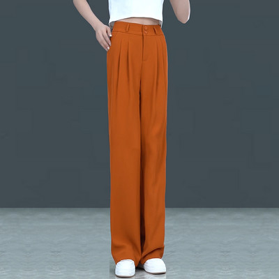 Дамски панталон с джоб изчистен модел 