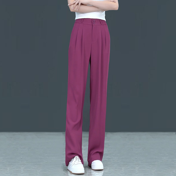 Дамски панталон с джоб изчистен модел 